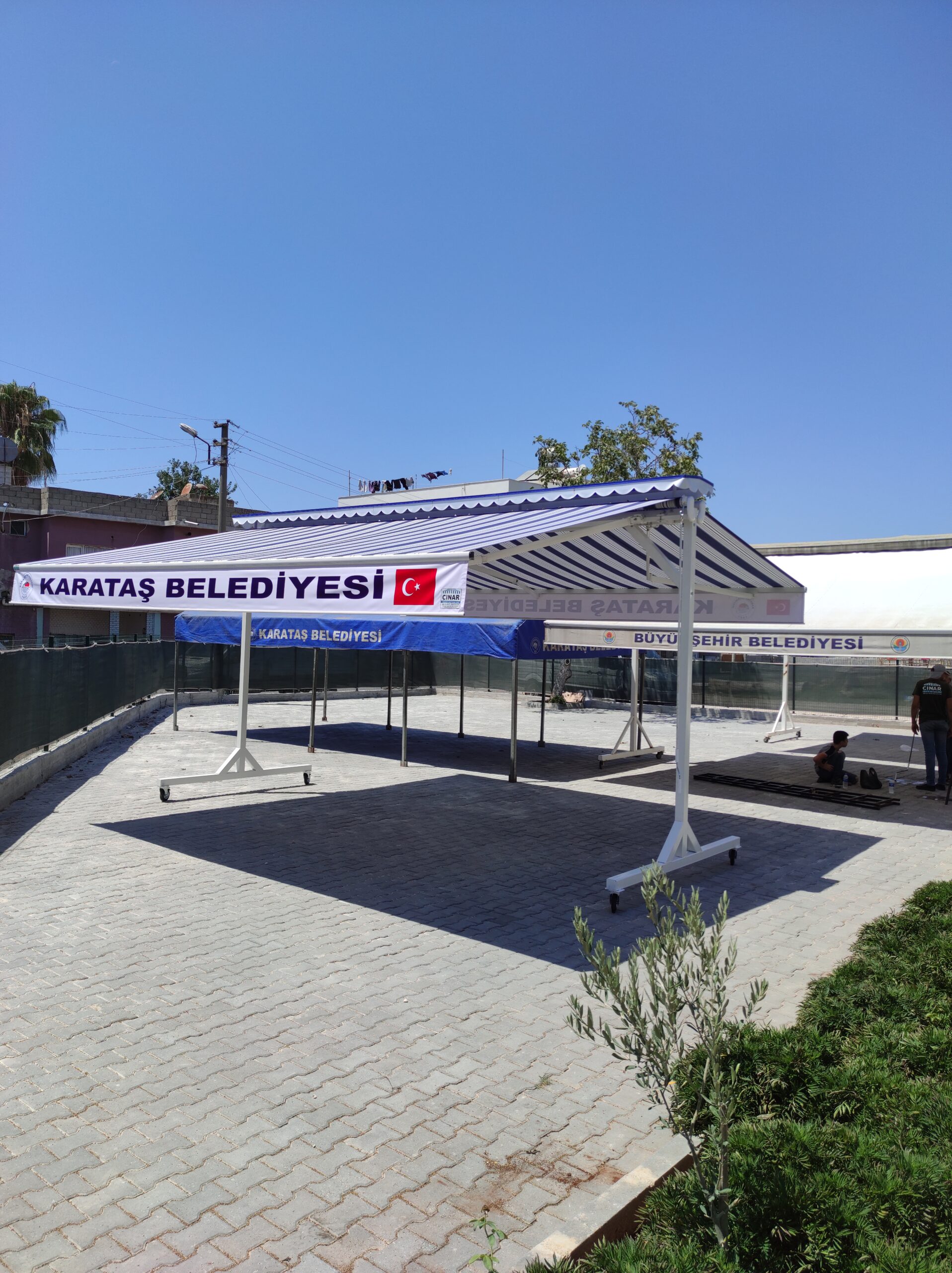 Adana tente adana çift açılım tente